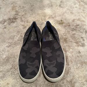 Rothy’s grey camo tennis shoes